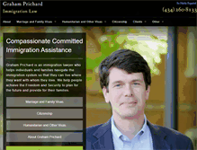 Tablet Screenshot of prichardlawfirm.com